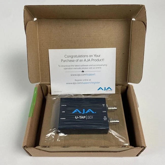 AJA U-TAP-SDI-R0 HD/SD USB 3.0 Capture Device w/ 3G-SDI input - Image 1 of 1