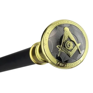 Masonic Walking Cane Free Mason - Picture 1 of 3