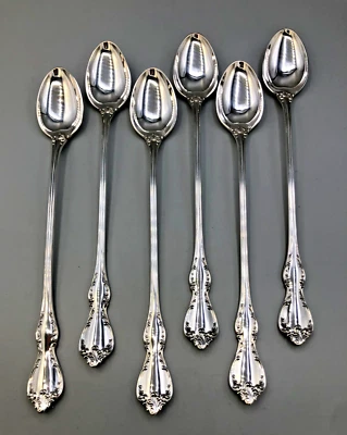 Debussy by Towle Sterling Silver set of 6 Iced Teaspoons 8.25" - Image 1 of 4