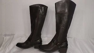Vince Camuto 'Brunah' Brown Leather Knee High Riding Boot Women Size 6.5 M - Bild 1 von 6