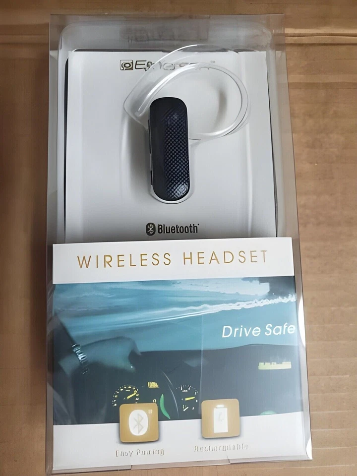 2 Pair of New Emerson EM223 Wireless Hands Bluetooth Headset Earpiece  - Image 1 of 1