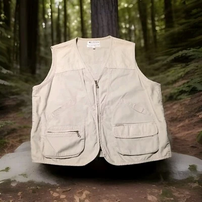 Columbia Fishing Utility Sports Hunting Vest Size Extra Large Gray - Image 1 of 4
