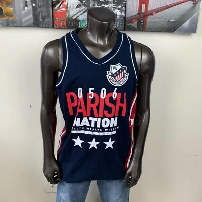 Camiseta sin mangas Parish Nation Health, Wealth, Wisdom Foto 1 de 4