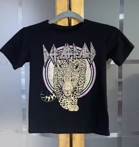 Def Leppard concert T-shirt kids size small 6/6X wonder nation - Picture 1 of 3
