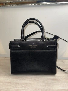 kate spade new york Staci Cameron Satchel Shoulder Tote Bag,Medium - Black - Picture 1 of 5