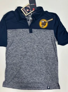 SAN DIEGO PADRES COOPERSTOWN 80ER JAHRE LOGO DRI FIT SHIRT POLO NEU MIT ETIKETT MED-2X - Bild 1 von 3