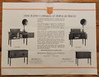 Brochure publicitaire pour armoire radio de meubles du Nord vers 1930