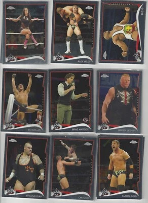 2014 Topps Chrome WWE base cards & inserts pick your card - Image 1 of 4