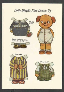 FECHA 1984 PPC* DOLLY DINGLE FIDO VESTIDOS ILUSTRADOS POR GRACIA VER INFORMACIÓN - Imagen 1 de 1