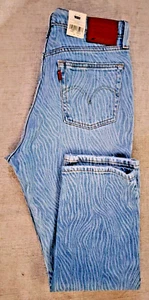 NEW!Levi's  501 Women's Original Cropped Jeans High Rise Straight Leg 29x26 Blue - Picture 1 of 4