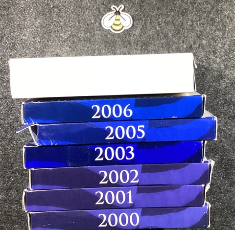 🐝 Lot Of 7 2001-2003; 2005-2007 Uncirculated Proof Sets🐝 Cover