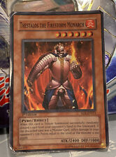Yugioh Thestalos The Firestorm Monarch 1st edition Holo RDS-EN021