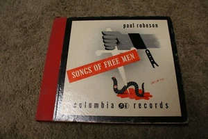 PAUL ROBESON COLUMBIA 78 RPM RECORD SET SONGS OF FREE MEN M534 - Picture 1 of 2