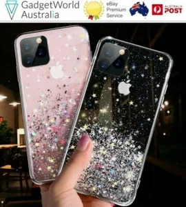 For iPhone 13 PRO MAX 12 PRO MAX MINI 11 SE2020 X XR XS Glitter Bling Slim Case - Picture 1 of 12