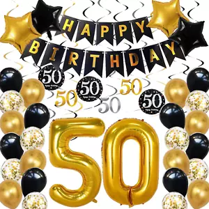 50th Birthday Decorations for Men Women Over The Hill Party Supplies 50th Birthd - Picture 1 of 12
