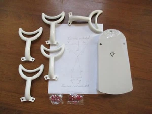5 Ceiling Fan Replacement Blades and Arm Brackets - Picture 1 of 5