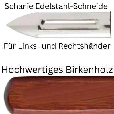 Sparschäler Obstschäler Spargelschäler Gemüseschaler Schäler RÖR Solingen - Bild 1 von 2