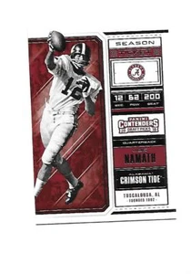 2018 PANINI CONTENDERS DRAFT PICKS 3X JOE NAMATH (Jets) (Alabama) - Picture 1 of 1