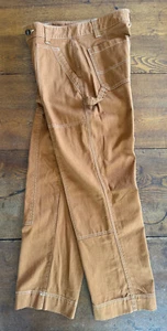 NWT Old Navy Utility Cargo Pants Orange Brow Sly Fox Straight Leg High Rise Sz 8 - Picture 1 of 12