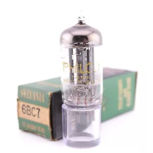 Eine PHILCO by SYLVANIA 6BC7 Röhre NOS NIB alle Dioden Test stark B&K 606 - Bild 1 von 1