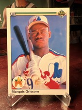 1990 Upper Deck Baseball MARQUIS GRISSOM RC 3 Card Lot