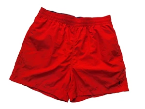 Polo Ralph Lauren Short Mens Size L Red Swim Trunks Lined Solid Logo Shorts - Picture 1 of 7