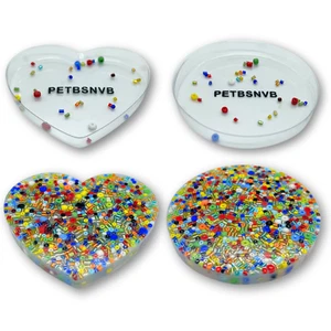 [US Stock] 2PCS 3.4" Circle and Heart Picky Pad, Skin Picking Fidget Toys - Picture 1 of 4