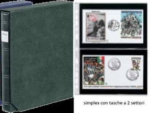 Cartella SIMPLEX senza custodia VERDE CON 20 FOGLI NERI A 2 TASCHE - Imagen 1 de 1