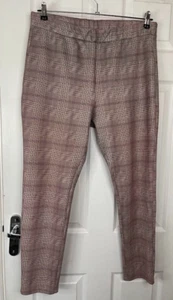 Tu Size 16 Soft Plaid Check Trousers - Picture 1 of 6