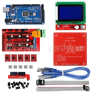 3D Printer Kit Ramps1.4 Mega2560 MK2B Heatbed 12864 LCD A4988 for Arduino Reprap - Picture 1 of 11