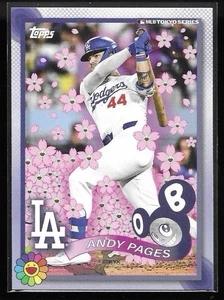 2025 Topps Mlb World Tour Tokyo Series Takashi Murakami ANDY PAGES #17 - Picture 1 of 2