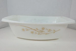 Pyrex - Vintage 038 Goldenes Geißblatt 4 Quart tiefe Auflaufform - ohne Deckel - Bild 1 von 16