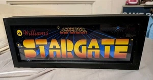Defender Stargate Arcade Festzelt Hintergrundbeleuchtung Schild Display - Bild 1 von 3