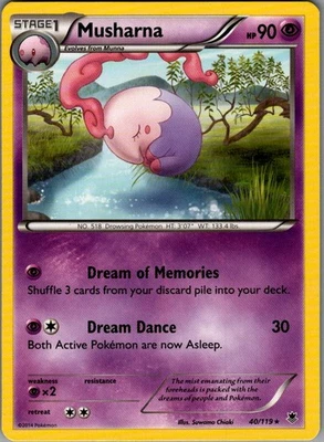 Musharna Rare XY - Phantom Forces 40/119 NM - Image 1 of 2