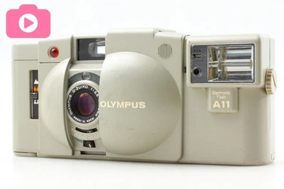 Gray White [ Exc+5 w/A11 ] Olympus XA2 35mm Compact Film Camera From JAPAN - Image 1 of 4