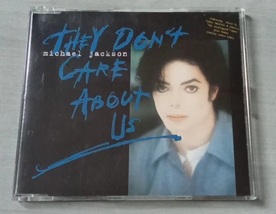 Michael Jackson - They Don´t Care About Us -Remix Maxi CD 1996 Blue Cover - Moby - Bild 1 von 4