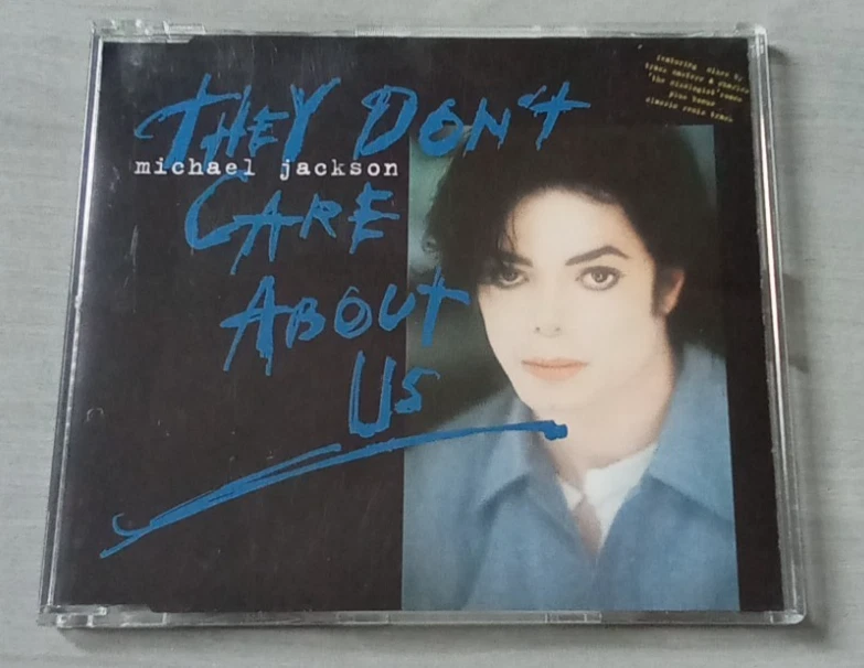 Michael Jackson - They Don´t Care About Us -Remix Maxi CD 1996 Blue Cover - Moby - Bild 1 von 4