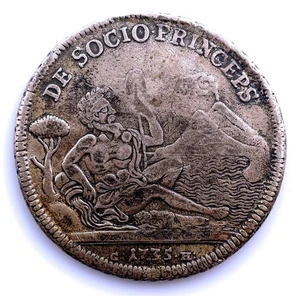 SC-Spain-Carlos III. Piastra de 120 Grana. Nápoles. Plata 24,9g. MUY ESCASA - Imagen 1 de 2
