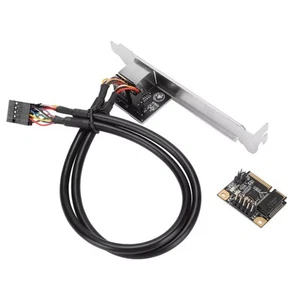 RTL8111H Mini PCI E Gigabit Ethernet Card 10Mbps 100Mbps 1000Mbps Free Drive New - Picture 1 of 14