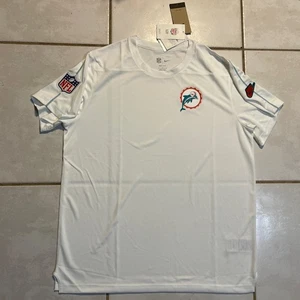 NIKE Miami Dolphins NFL Authentic Sideline Throwback Logo Performance Shirt 2XL - Picture 1 of 16