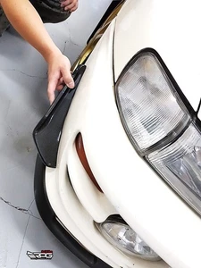 RPG Carbon S1 Front Bumper Canard for 97-01 Subaru Impreza WRX STi GC8 2.5RS - Picture 1 of 10