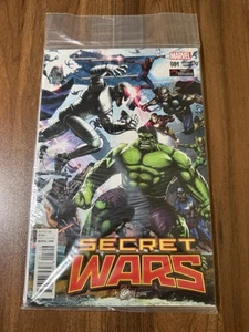 SECRET WARS 1 RARE GREG HORN EXCLUSIVE GAMESTOP POWER UP REWARDS HEROES VARIANT - Picture 1 of 1