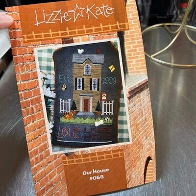 Lizzie Kate Cross Stitch Pattern Our House #068 Love Lives Here OOP - Image 1 of 4