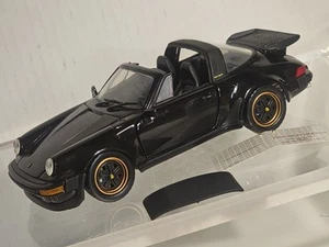 FRANKLIN MINT 1988 PORSCHE 911 CARRERA BLACK SCALE 1:24 DIE CAST - Picture 1 of 10
