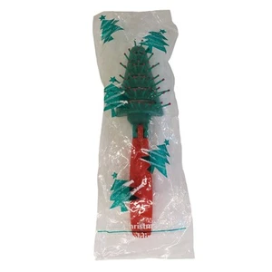 Vintage Avon Christmas Tree Folding Brush Stocking Stuffers Christmas Brush 1994 - Picture 1 of 12