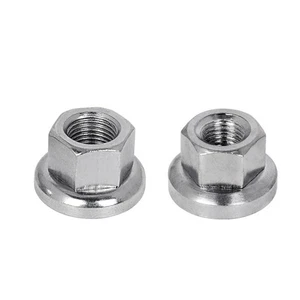 Secure and Reliable Bike Cycle Wheel Axle Track Nuts, Stainless Steel Material - Picture 1 of 26