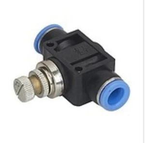 Válvula de retención de estrangulamiento regulador de flujo neumático para manguera de 10 mm - Imagen 1 de 1