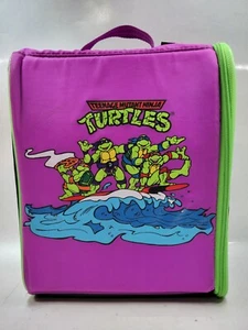 Vintage Wiz Too Teenage Mutant Ninja Turtles(TMNT) Backpack 13"x10x6" CLEAN - Picture 1 of 14