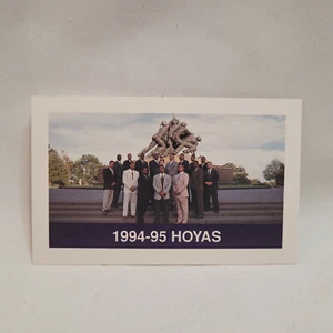 Allen Iverson Team Card 1994-95 Coca-Cola Georgetown Hoyas Kids & Cops Police - Picture 1 of 4