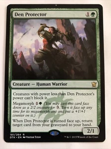 MTG Dragons of Tarkir Den Protector 181/264 MP Rare - Picture 1 of 2